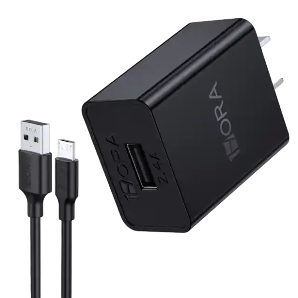 gar124 (10) GAR124 Cargador Rápido 2.4 Amp V8 de 1HORA - Carga Eficiente y Bivolt para Celulares