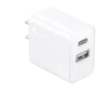 Cargador de Pared GAR161 Dual USB-C + USB-A 20W - Carga Rápida